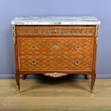 Marquetry commode, Louis XV-Louis XVI Transition style – Early