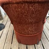 Period terracotta armchairs
