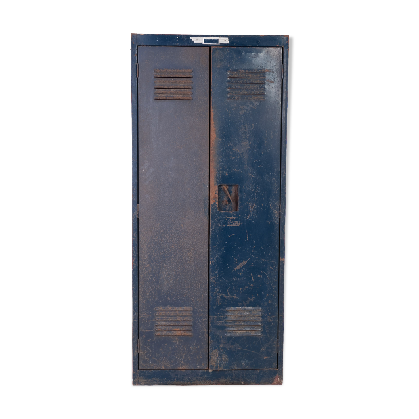 Metal cloakroom of the air force 1960 industrial
