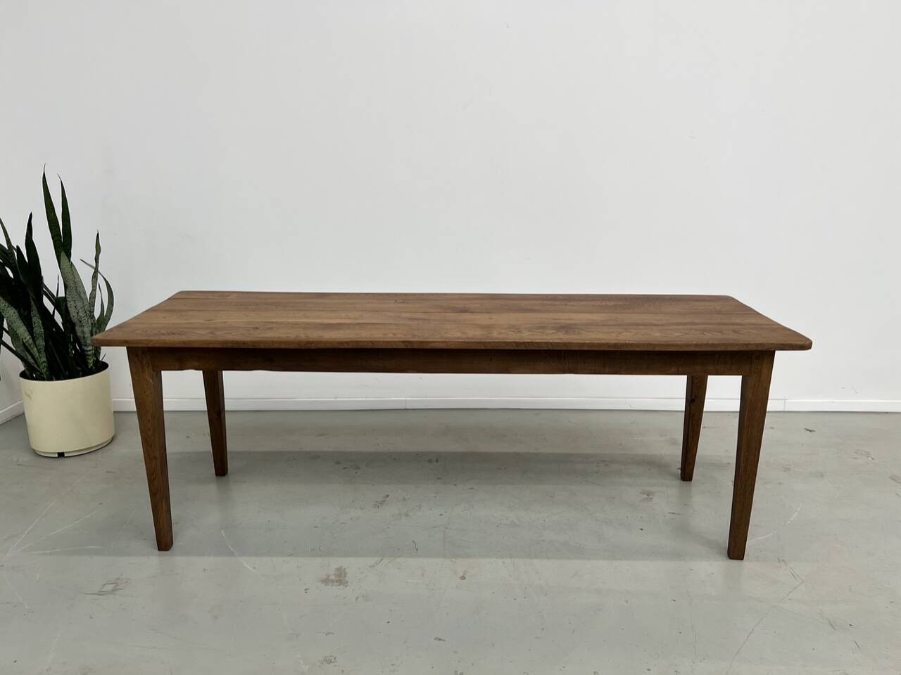 Oak farm table 220cm