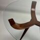 Mid-Century Italian Wooden Coffee Table, Attr. To Melchiorre Bega, Italy, 1950s