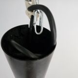 Large vintage hanging lamp veneer wood Hans Agne Jacobsson