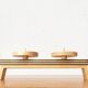 Mid-century wooden candlestick, 1960s
