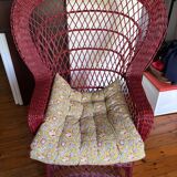 Emmanuelle rattan armchair