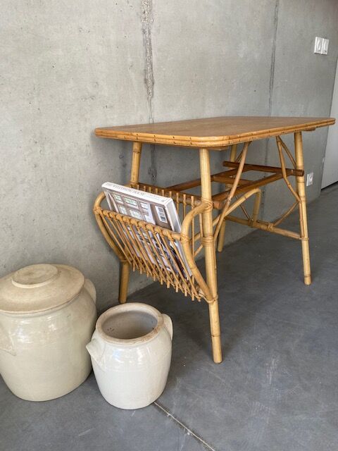 Rattan desk