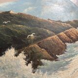 Oil on panel signed M. Beraud