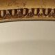 Ancien miroir biseauté stuck doré style Louis XVI