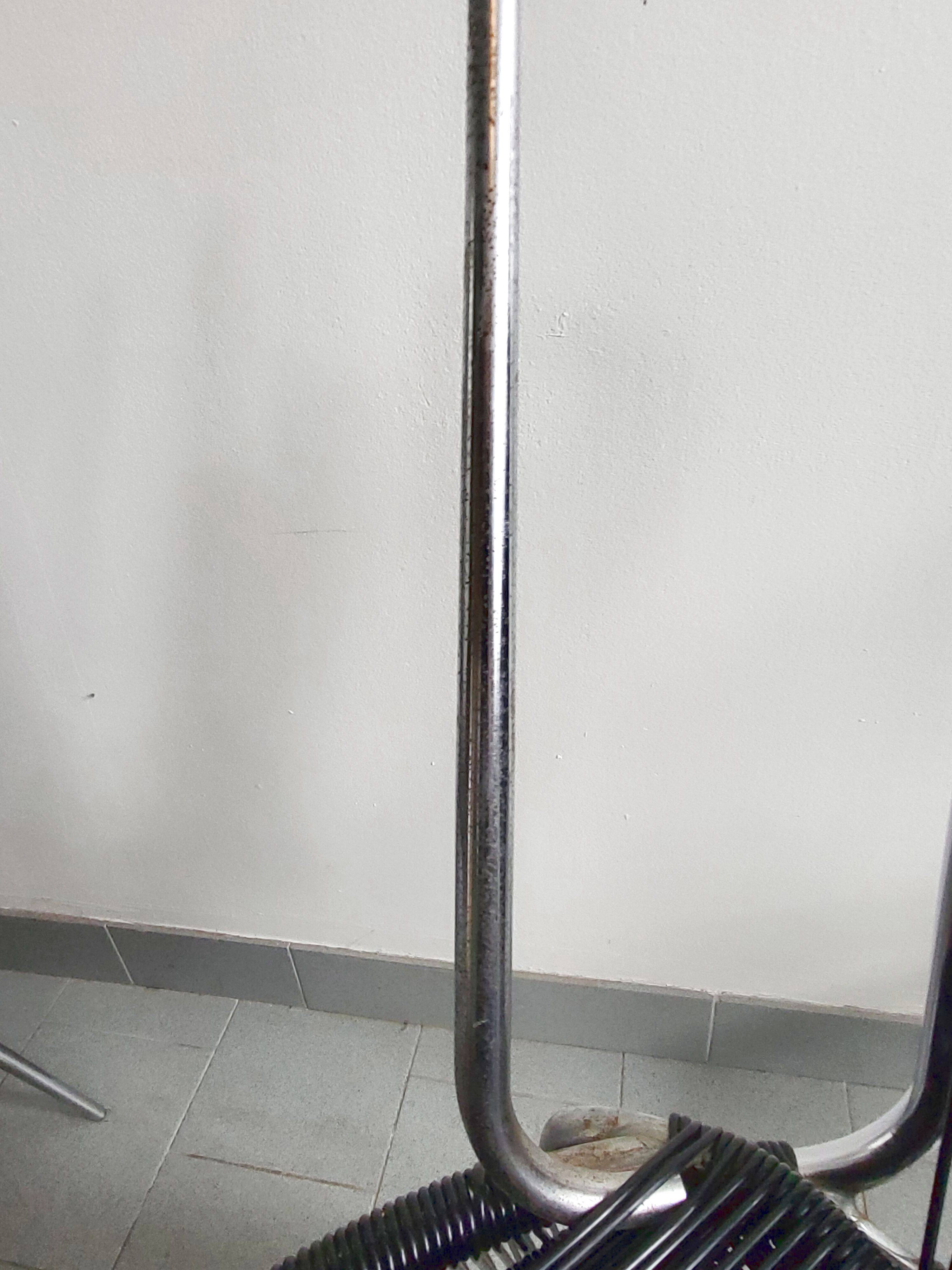 Set of 4 vintage scoubidou chairs 1960