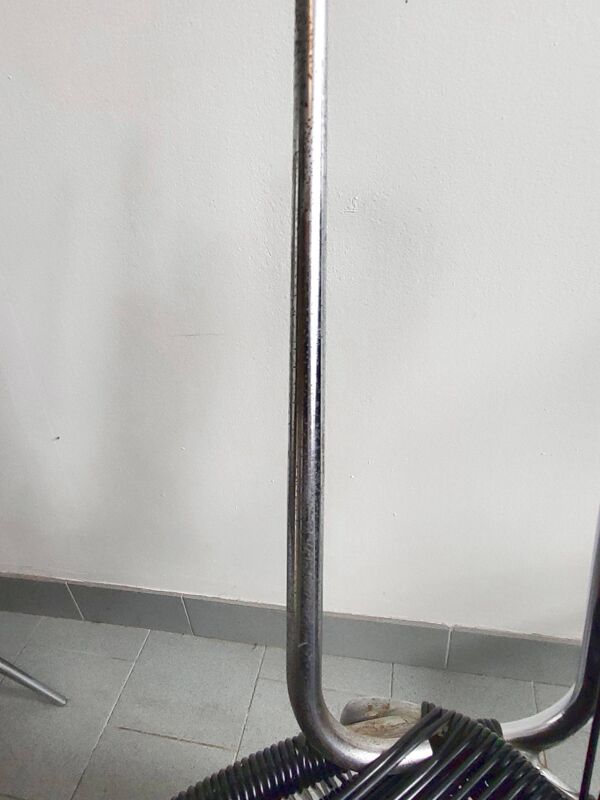 Suite de 4 chaises vintage scoubidou 1960