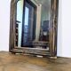Antique Louis-Philippe style mirror with a marble frame 60 x 48 cm