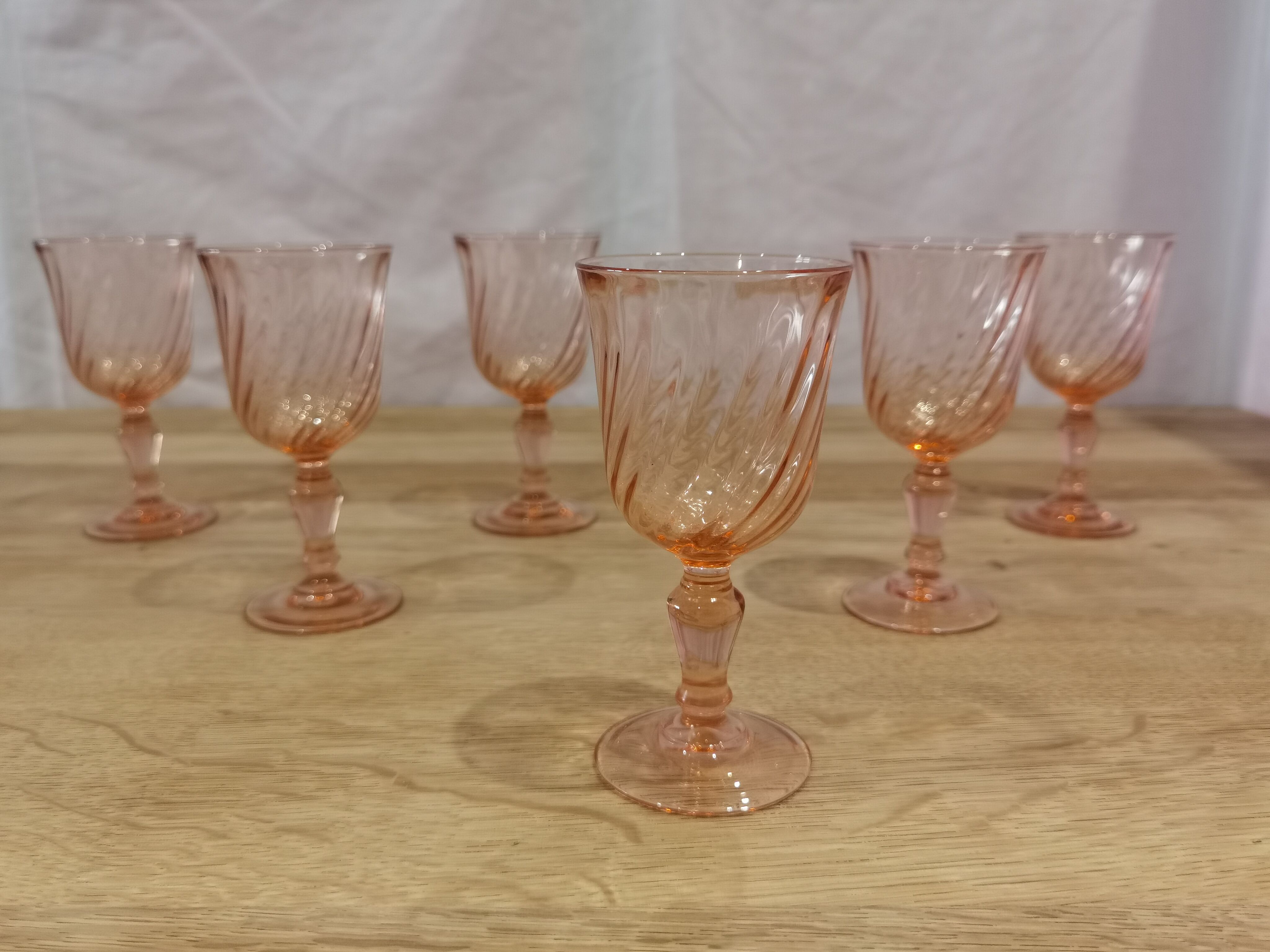 6 glasses wine/aperitif Rosaline Arcoroc Luminarc