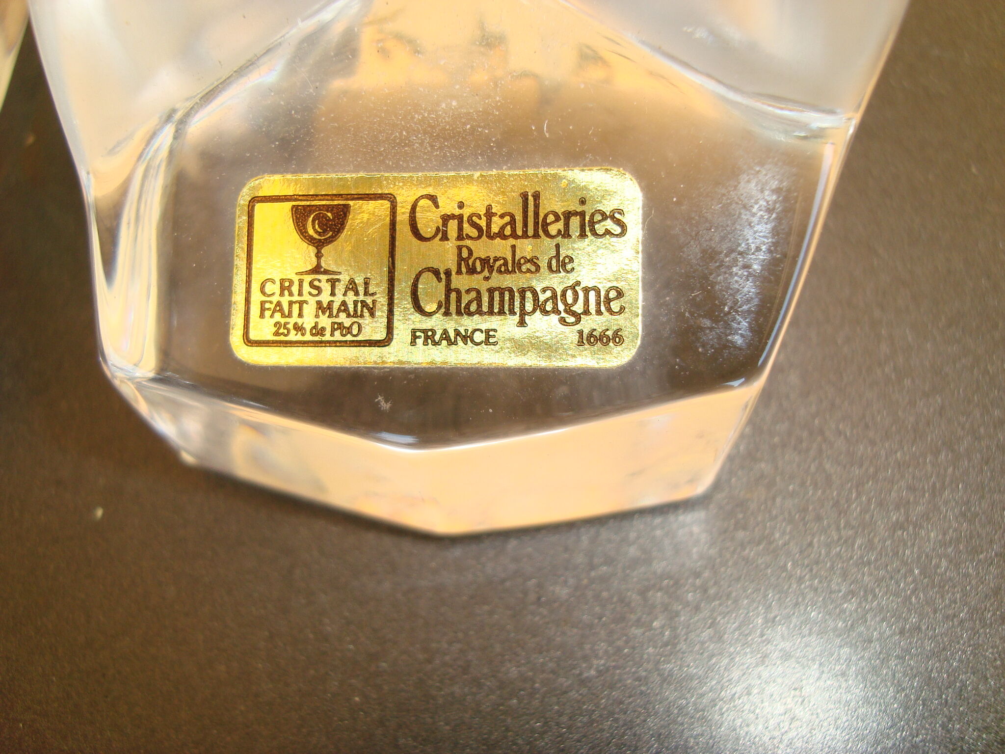 Pair of dolphins royal crystals made in france