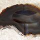 Cendrier en pierre agate