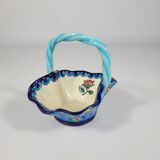 Longwy Enamel Basket shape No. 1 decor 5874