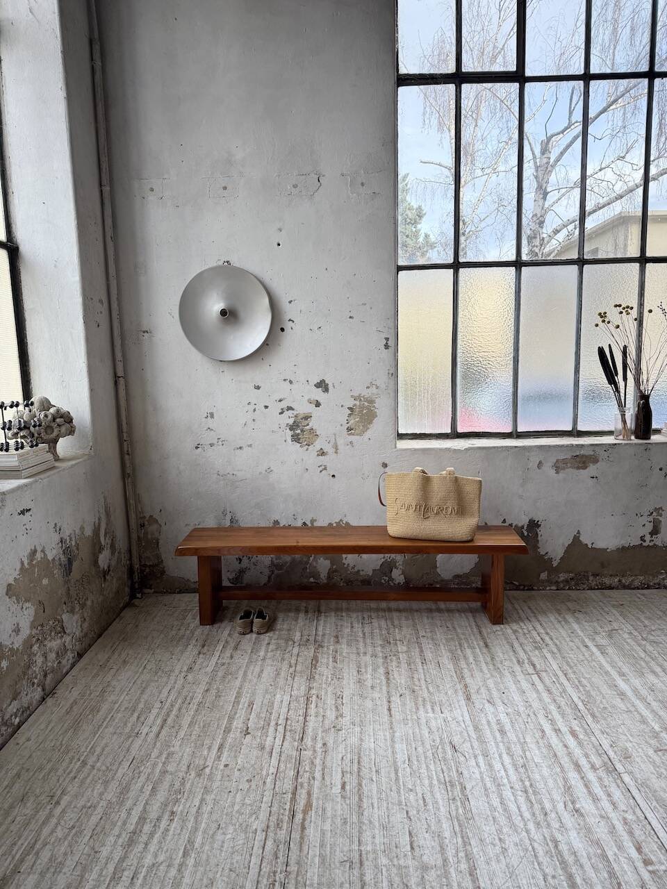 Chapo S14 blonde oak bench 172cm vintage