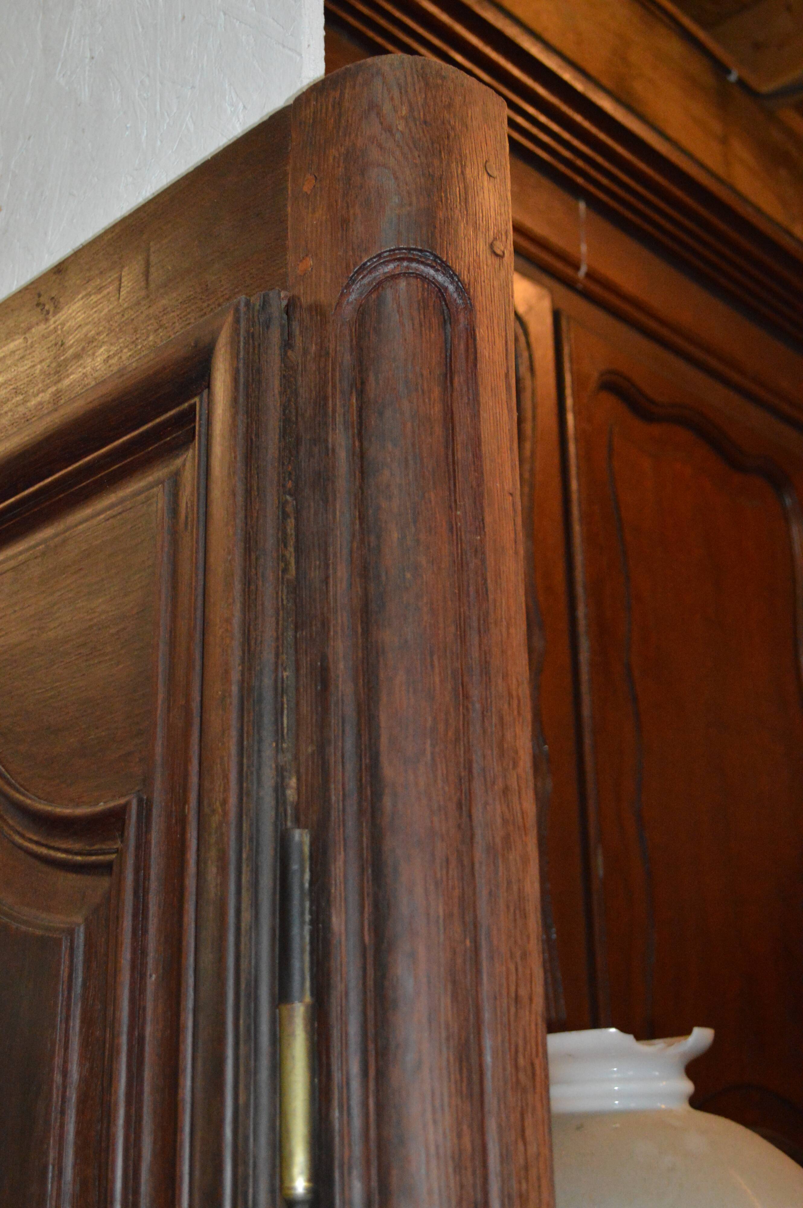 Façade de placard en chêne