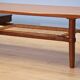 Danish coffee table with drawer in teak, 1960s