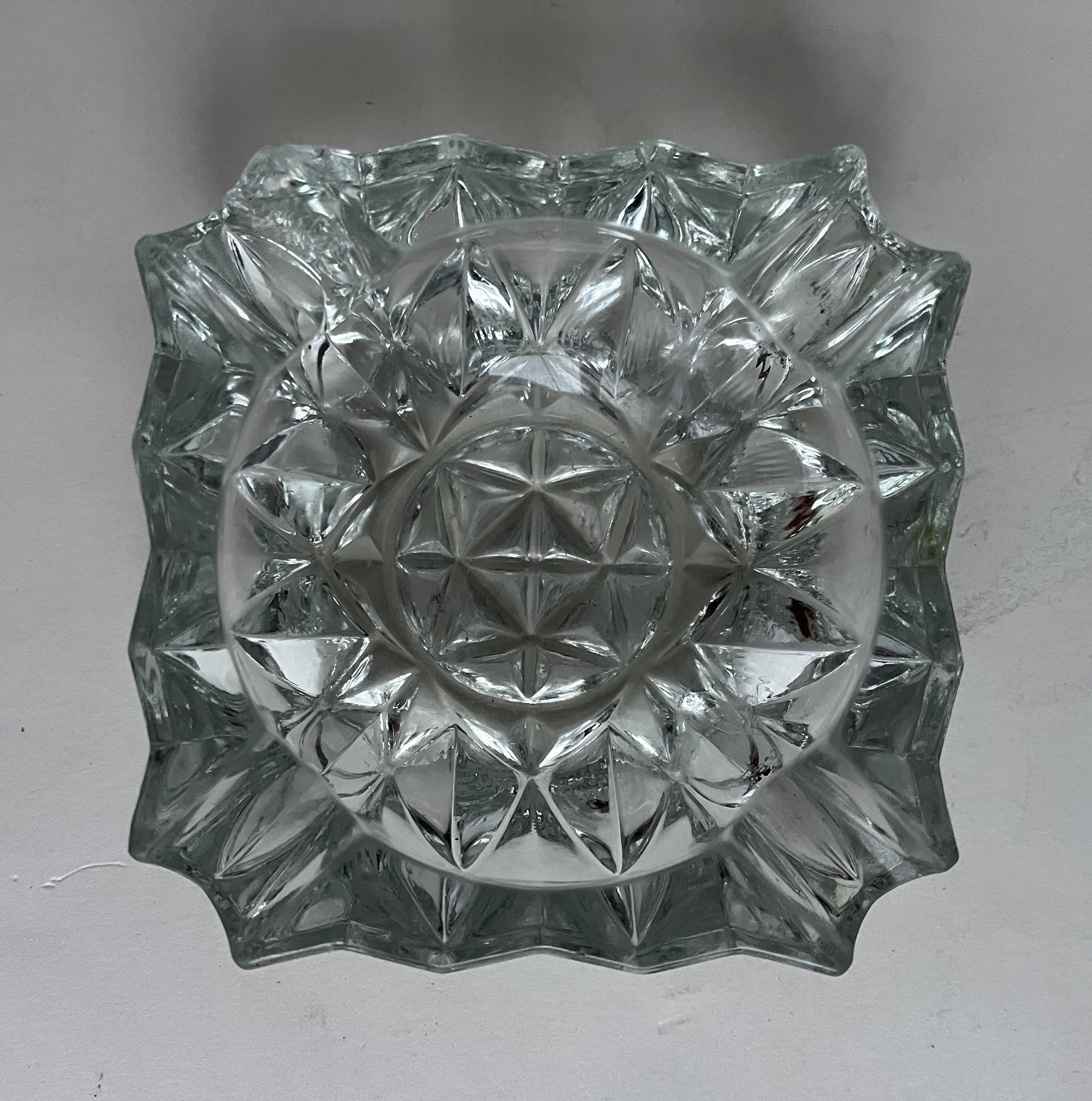 Set of three ashtrays
