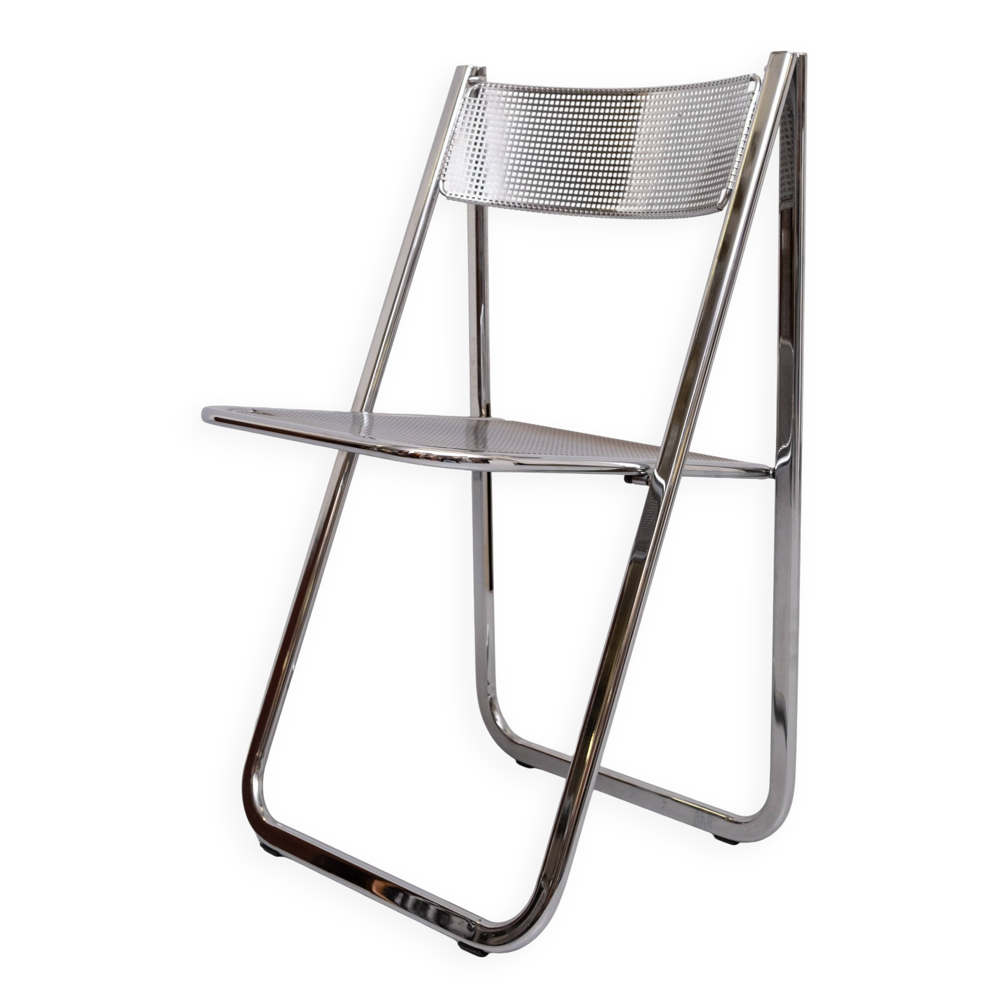 Arrben chrome folding chair 1970s Italy
