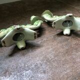 Pair of dabbling candlesticks