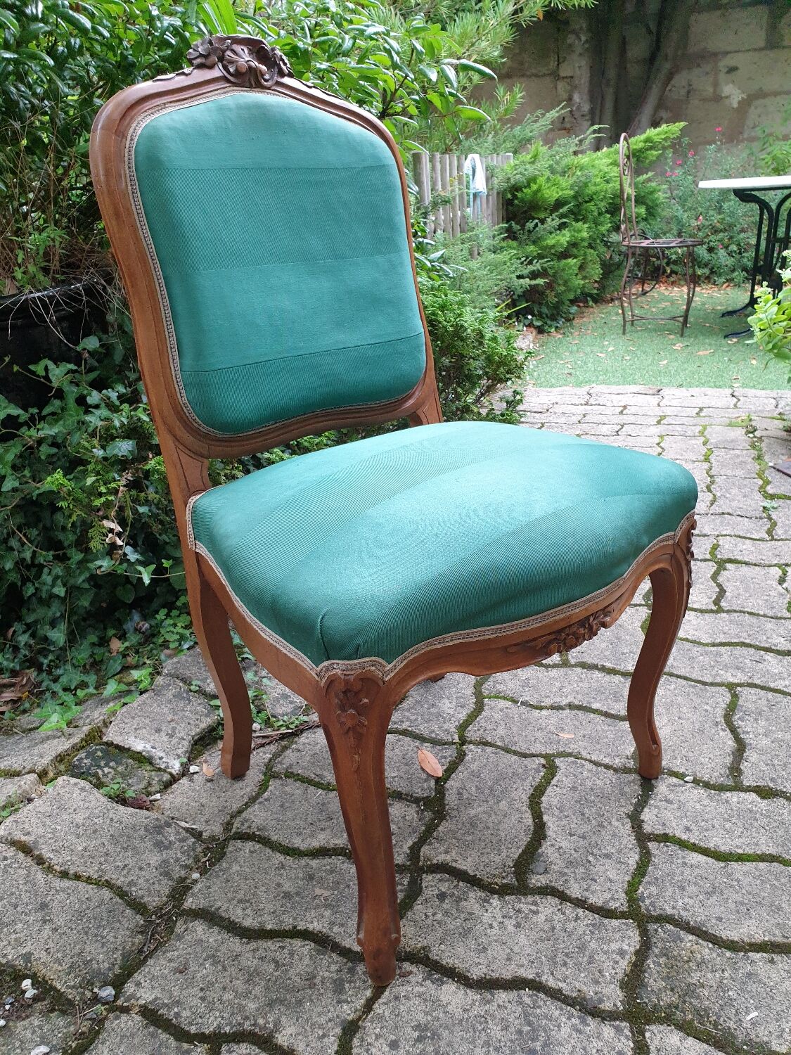Louis XV upholstered armchair