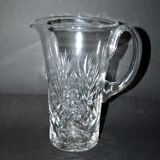 Pichet cruche en cristal richement taillé, 1950