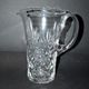 Pitcher in richly cut crystal, 1950