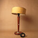 Desk lamp wood foot style mazda vintage 1950