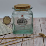 Vintage coffee jar with pure tin