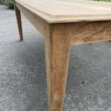Rectangular table in raw wood
