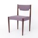 Chaises de salle à manger vintage par lot de 2, Allemagne années 1960, bois de hêtre teinté foncé