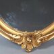 Mirror 55x39 cm rebate 40x30 cm wooden frame fine gold stucco dated 1908 SC414
