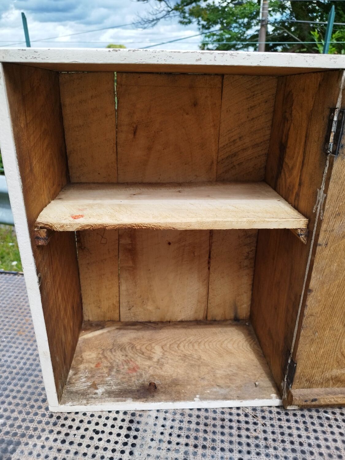 Old medicine cabinet wooden cabinet