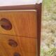 Vintage teak chest of drawers