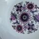 Paris porcelain salad bowl vintage floral motif 1970