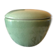 Boîte céramique craquelée vert d'eau