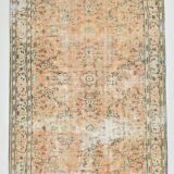 7x10 Pale Red & Cream Oversize Vintage Rug, 207x304Cm