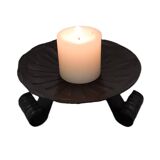 Wrought iron table candlestick