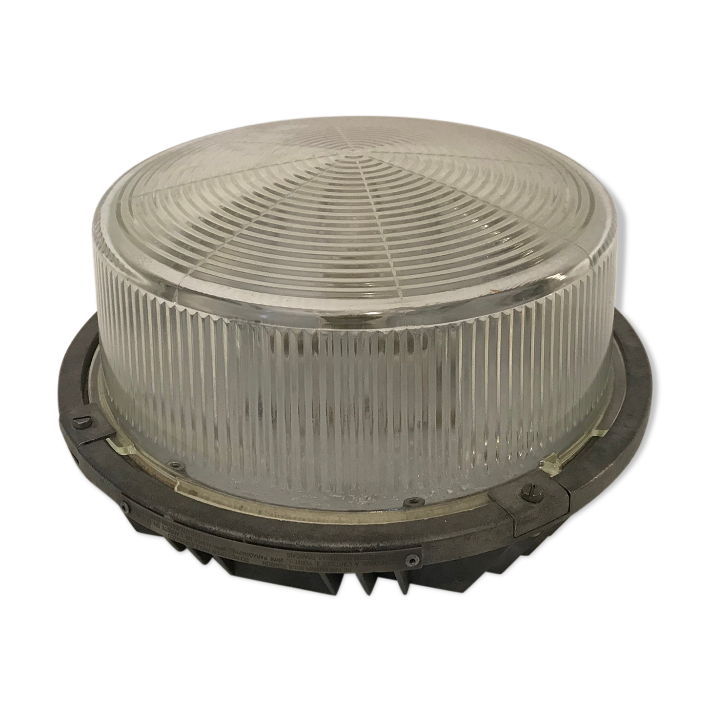 Old wall lamp Mazda industrial glass ceiling lamp