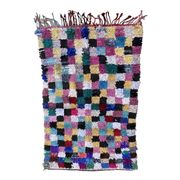 Colorful Boucherouite Moroccan rug - 128 x 208 cm