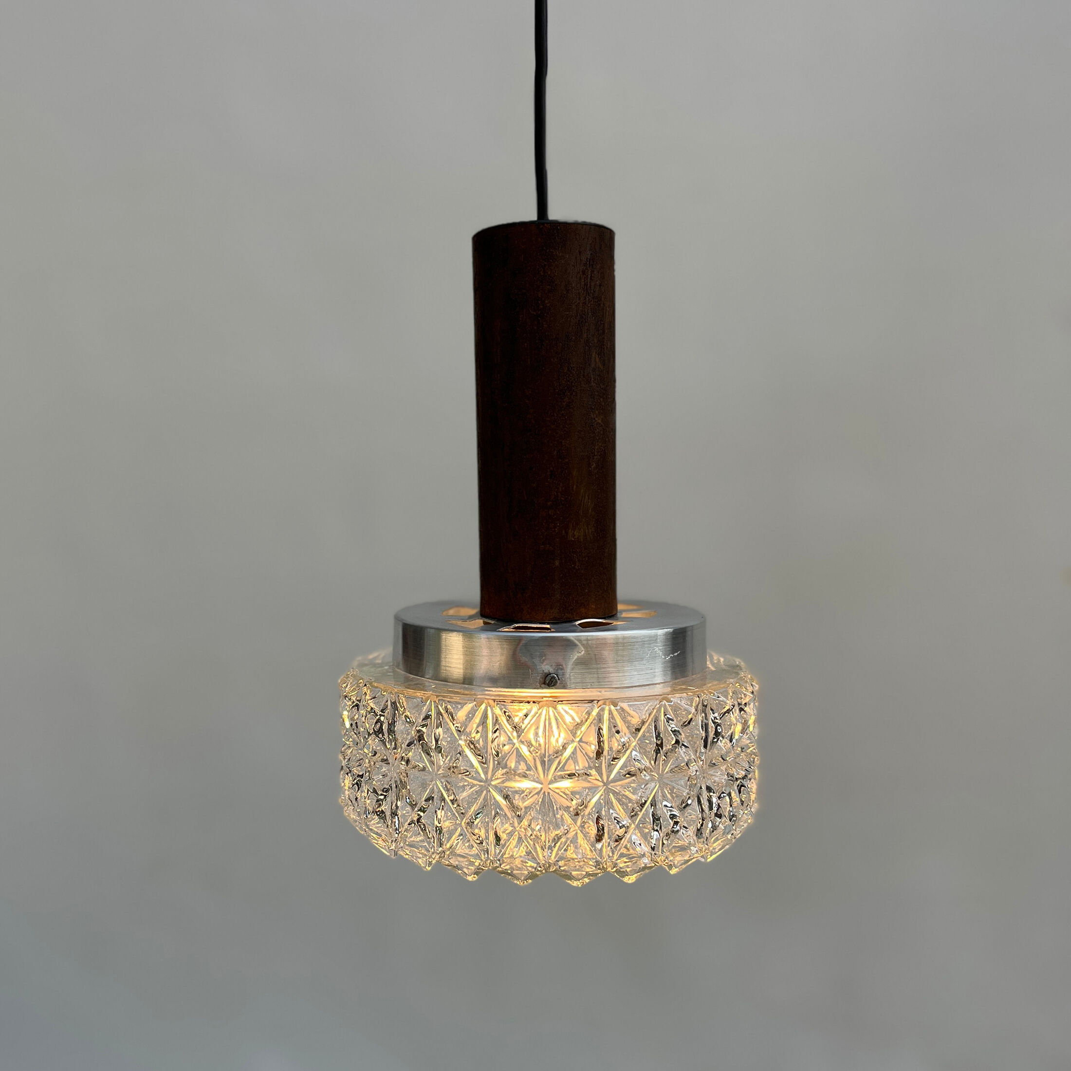 Pendant lamp by Hillebrand Germany 1970s