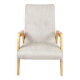Beige danubio vintage design chair, 1970s