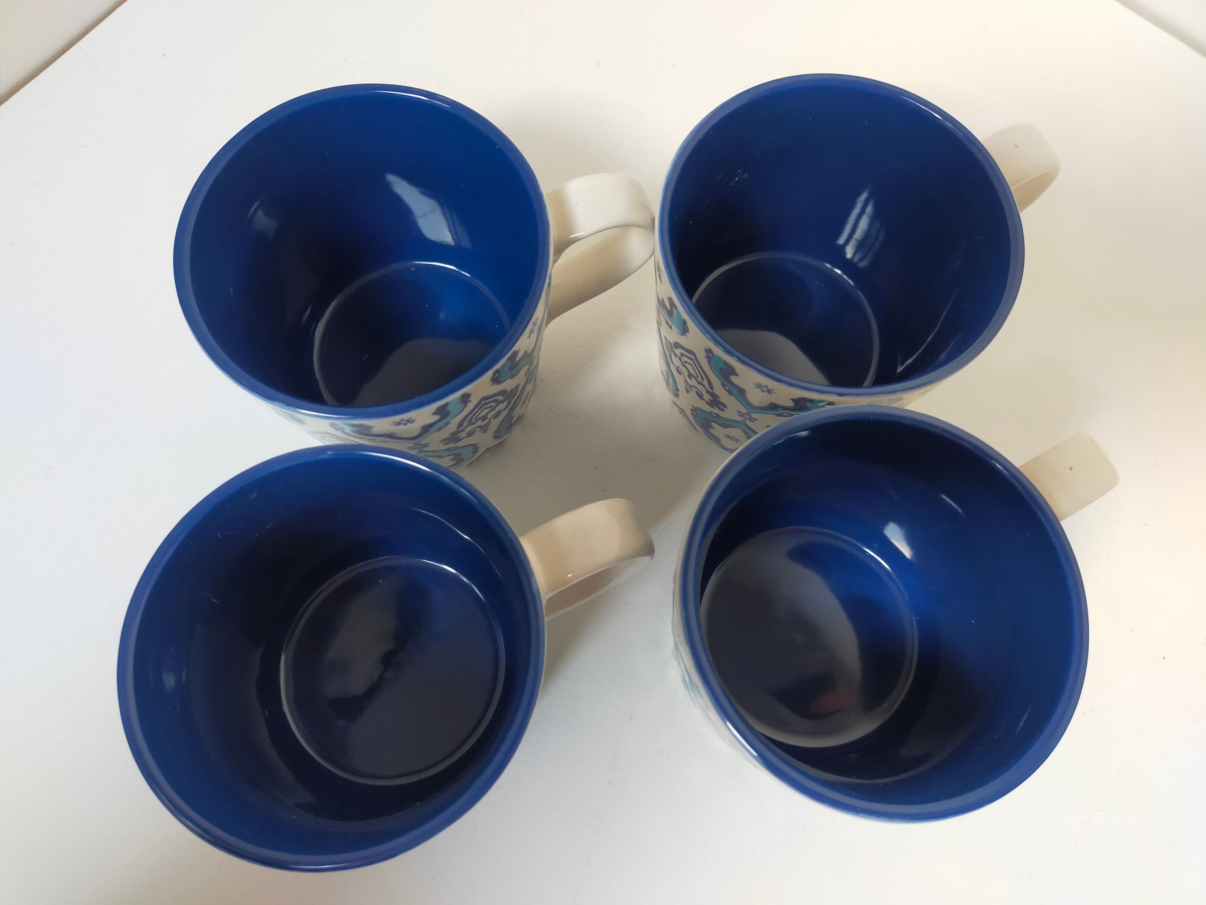 set of 4 cups Blue Tognana