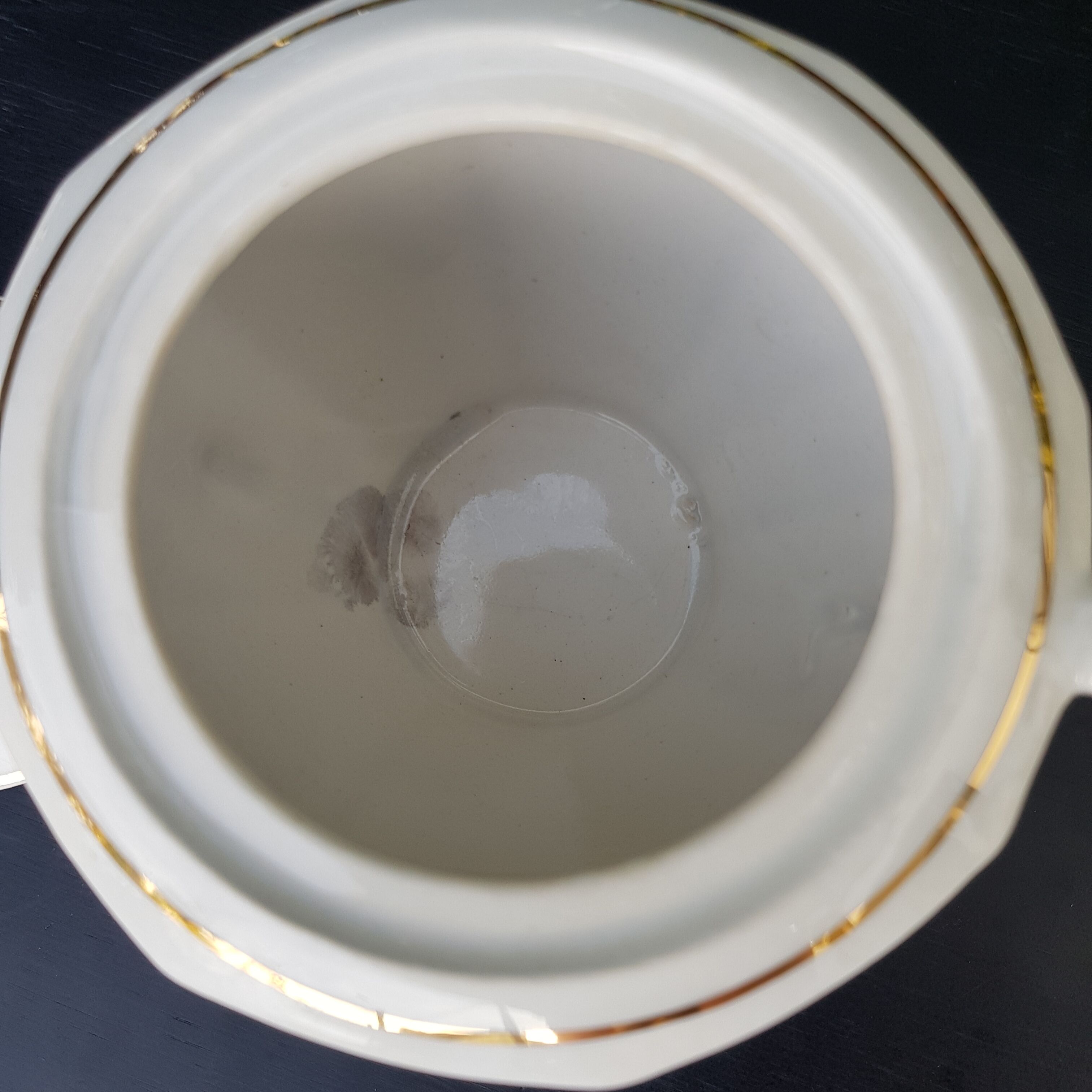 Sugar powder Badonviller porcelain