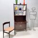 Vintage Walnut Bookshelf and Secretaire by Claudio Salocchi for Sormani, Italy