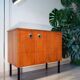 Modernist trunk desk from the 60s, teak
