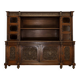 Renaissance-style sideboard, entirely made of walnut and richly carved.