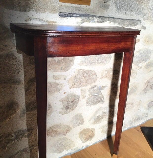 Mahogany console, first half of the 20th century