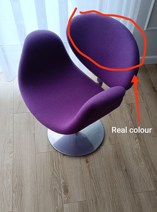 Chaise Tulipe Pourpre de Pierre Paulin pour Artifort