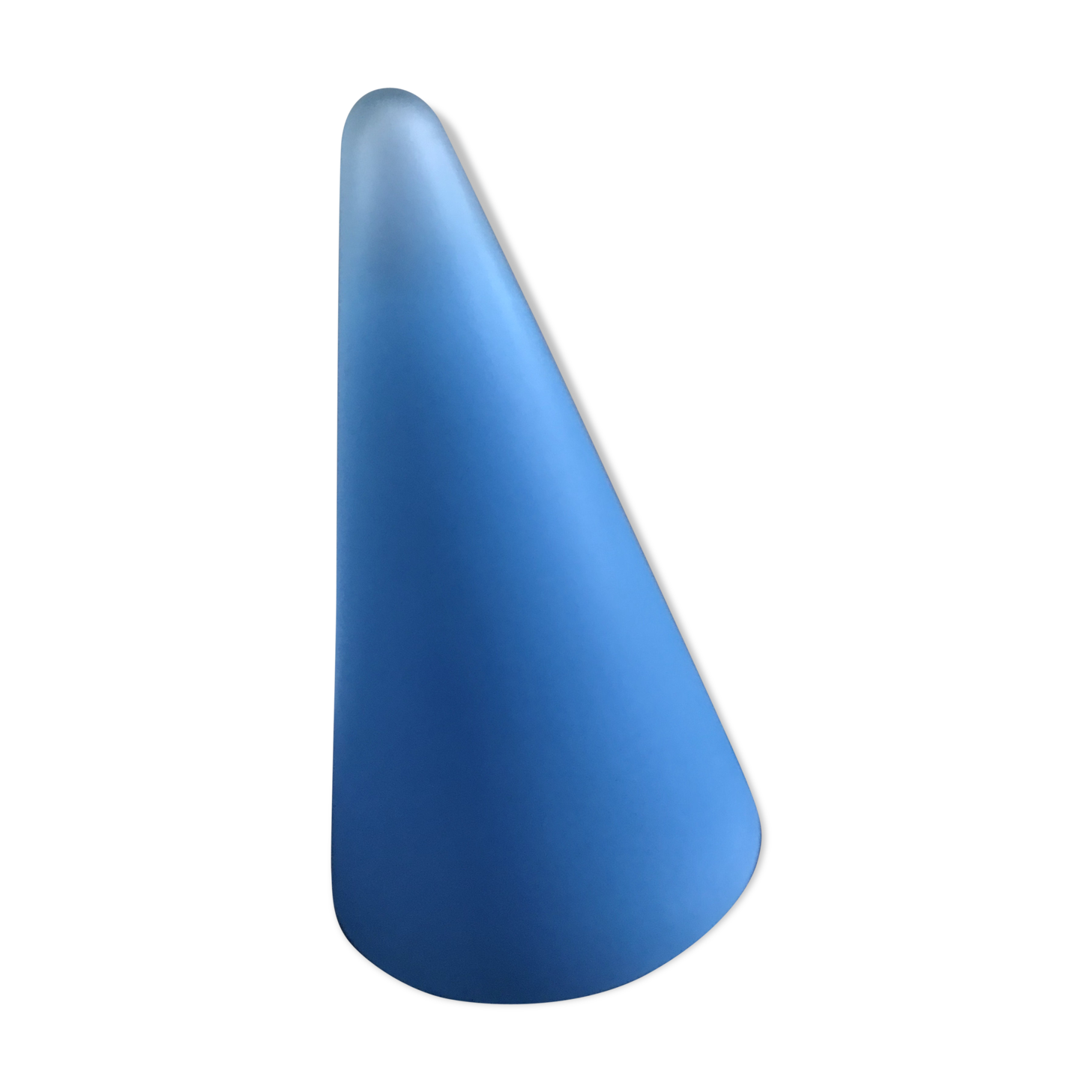 Vintage glass cone lamp